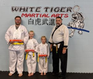 Browne Family Promotion to Orange Belt